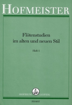 Fltenstudien im alten und neuen Stil Band 1 