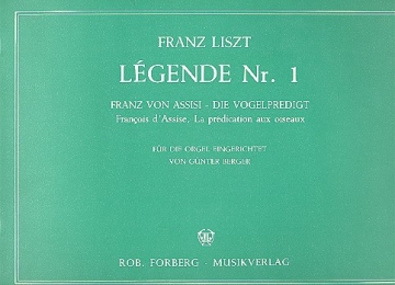 Legende Nr.1 fr Orgel Vogelpredigt des Franz von Assisi