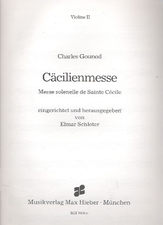 Ccilienmesse fr Soli, gem Chor und Orchester Violine 2