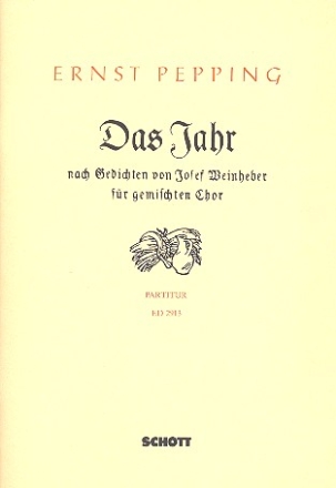 Das Jahr fr gemischten Chor (SATB)