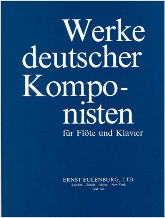 Werke deutscher Komponisten fr Flte und Klavier Partitur