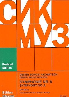 Sinfonie Nr.8 op.65 fr Orchester Studienpartitur