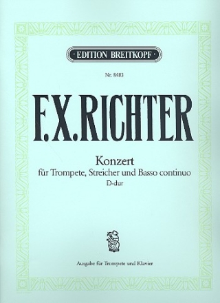 Konzert D-Dur fr Trompete, Streicher und Bc fr Trompete und Klavier