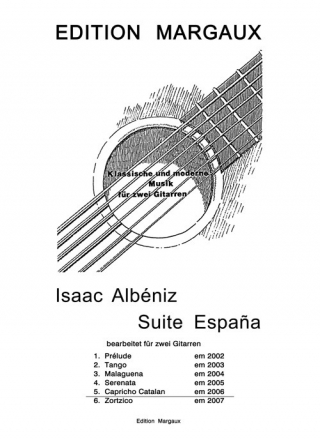 Capricho catalan aus Suite Espana op.165 fr 2 Gitarren