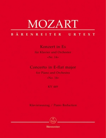 Konzert Es-Dur KV449 fr Klavier und Orchester fr 2 Klaviere