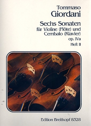 6 Sonaten op.4a Band 2 fr Violine (Flte) und Klavier