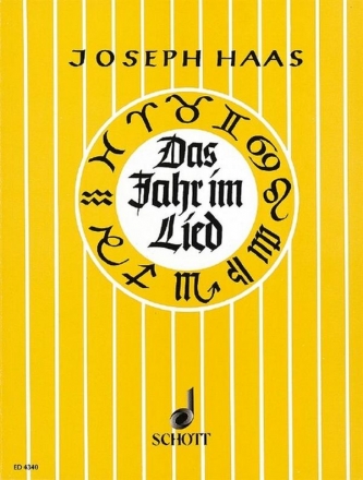 Das Jahr im Lied op. 103 fr gemischten Chor (SATB), Soli (SATB), Sprecher und Orchester Klavierauszug