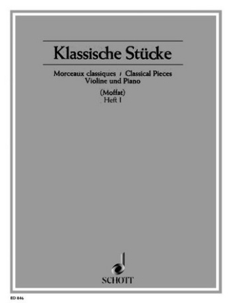 Klassische Stcke Band 1 fr Violine und Klavier