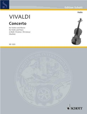 Concerto d-Moll RV 244/PV 263 fr Violine und Streicher Klavierauszug mit Solostimme