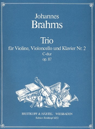 Klaviertrio C-Dur op.87,2 fr Klavier, Violine und Violoncello Stimmen