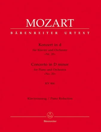 Konzert d-Moll KV466 fr Klavier und Orchester fr 2 Klaviere