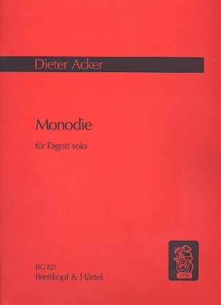 Monodie fr Fagott solo