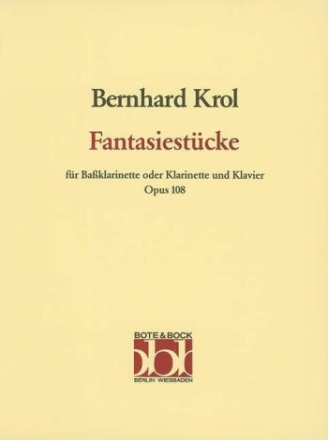 Fantasiestcke op.108 fr Bassklarinette (Klarinette) und Klavier