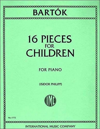 16 Pieces for Children for piano