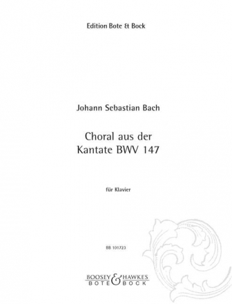 Choral aus der Kantate BWV147 fr Klavier