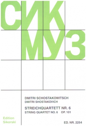 Streichquartett Nr.6 op.101 fr Streichquartett Stimmen