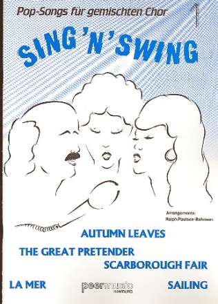 Sing'n' Swing Band 1 Pop-Songs fr gem Chor a cappella Partitur