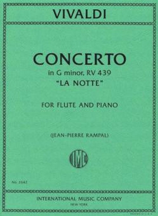 Concerto F major op.10,1 for flute and piano