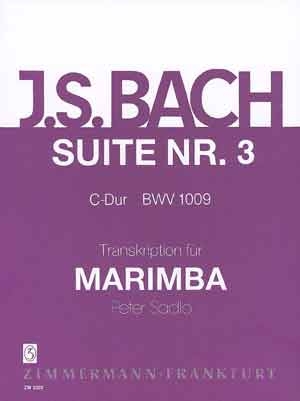 Suite C-Dur Nr.3  BWV1009 fr Marimba