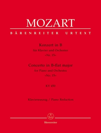 Konzert B-Dur KV450  fr Klavier und Orchester  fr 2 Klaviere