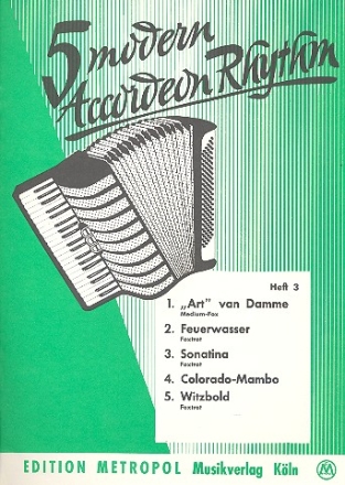 5 modern Accordeon Rhythm vol.3