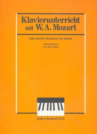 2 leichte Sonatinen nach den Blserduos KV487 fr Klavier