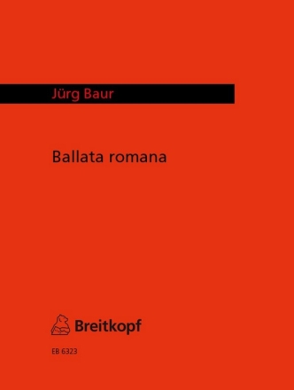 Ballata Romana (1960) fr Klarinette in B und Klavier