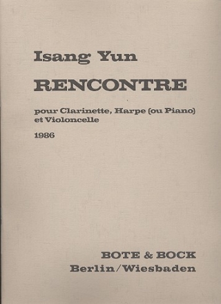 Rencontre pour clarinette, harpe et violoncelle