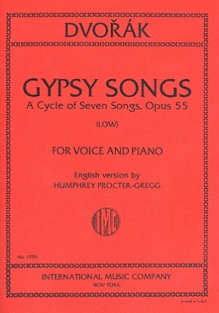 Gypsy Songs op.55 - A cycle of 7 songs for low voice and piano (en/dt)