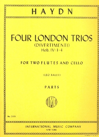 London Trios for 2 flutes and cello Stimmen