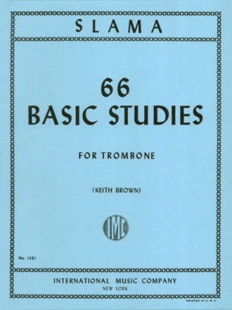 66 Basic Studies for trombone BROWN, KEITH, ED