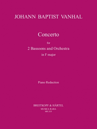 Concerto F major for 2 bassons and orchestra