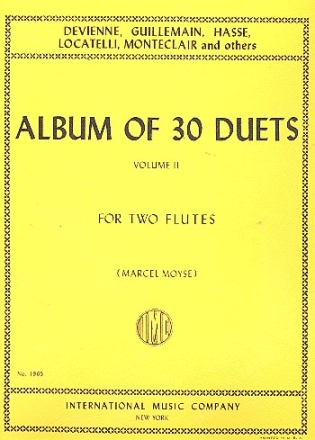 Album of 30 Duets vol.2 (nos.16-30) for 2 flutes