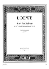 Tom der Reimer op. 135a fr tiefe Singstimme und Klavier