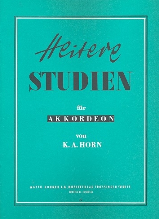 Heitere Studien Band 1 fr Akkordeon