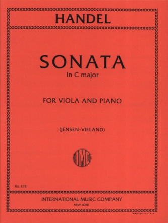 Sonata C major for viola and piano