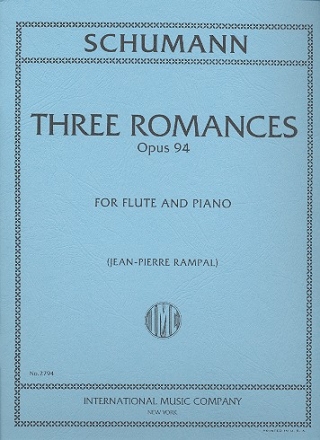 3 romances op.94 for flute and piano