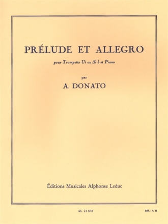 Prlude et allegro pour trompette ut ou si b et piano