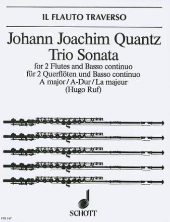 Trio Sonata A-Dur fr 2 Flten und Basso continuo