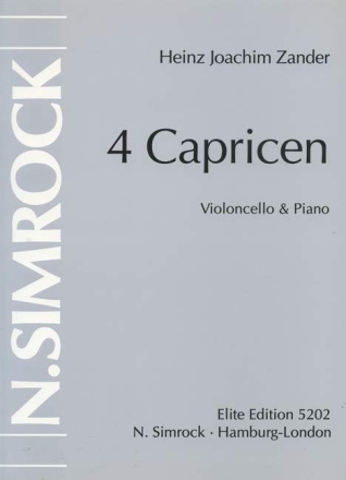 4 Capricen fr Violoncello und Klavier