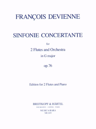 Symphony concertante G-Dur op.76 fr 2 Flten und Klavier