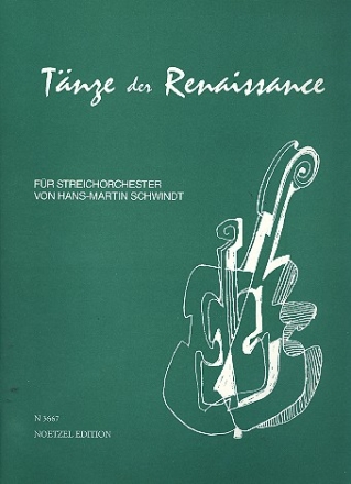 Tnze der Renaissance fr Streichorchester Partitur und Stimmen