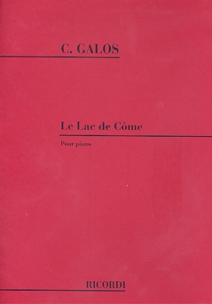 Le Lac du Come  pour piano