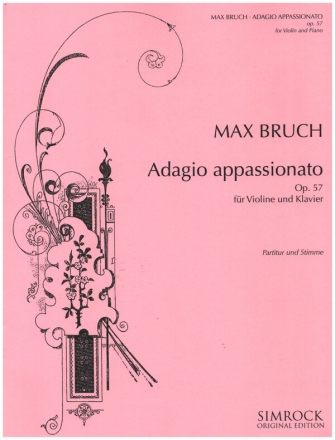 Adagio appassionato op.57 fr Violine und Klavier