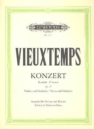 Konzert Nr.2 op.19 fr Violine und Orchester fr Violine und Klavier