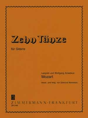 10 Tnze fr Gitarre solo Wensiecki, Edmund, ed. Mozart, Leopold, Co-Komponist