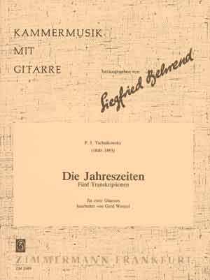 DIE JAHRESZEITEN 5 TRANSKRIPTIO- NEN FUER 2 GITARREN