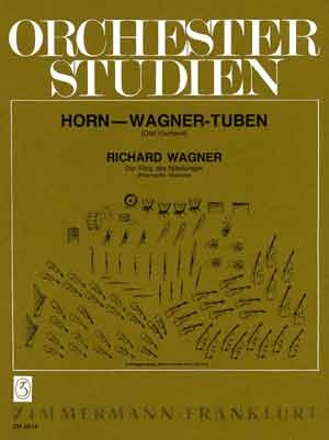 Orchesterstudien fr Horn oder Wagner-Tuben Der Ring des Nibelungen 1 und 2