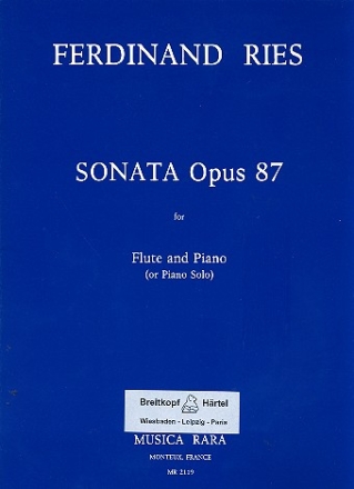 Sonata op.87 for flute and piano (or piano solo)