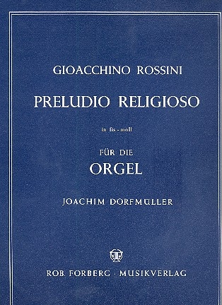 Preludio religioso fis-Moll fr Orgel